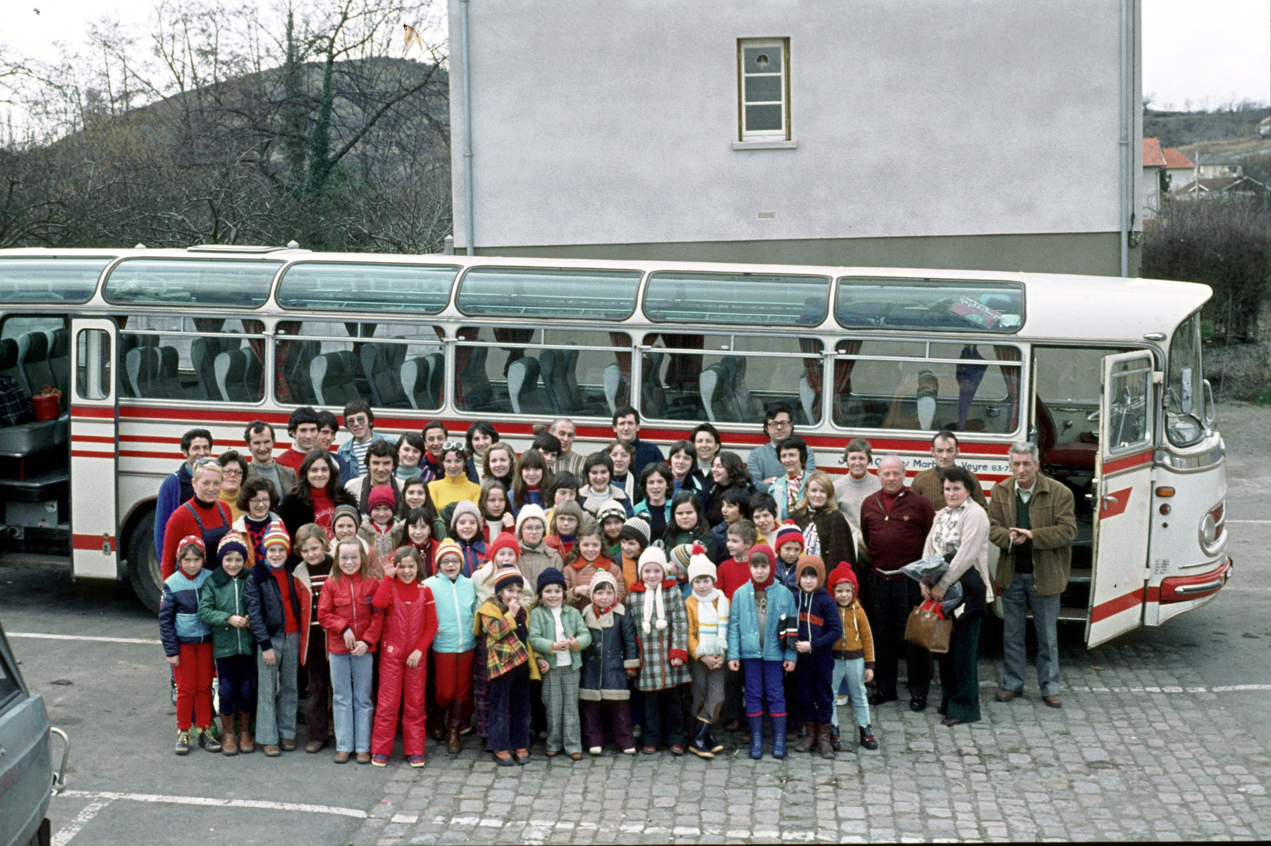 Février 1977 - Sortie ski à Bagnols 