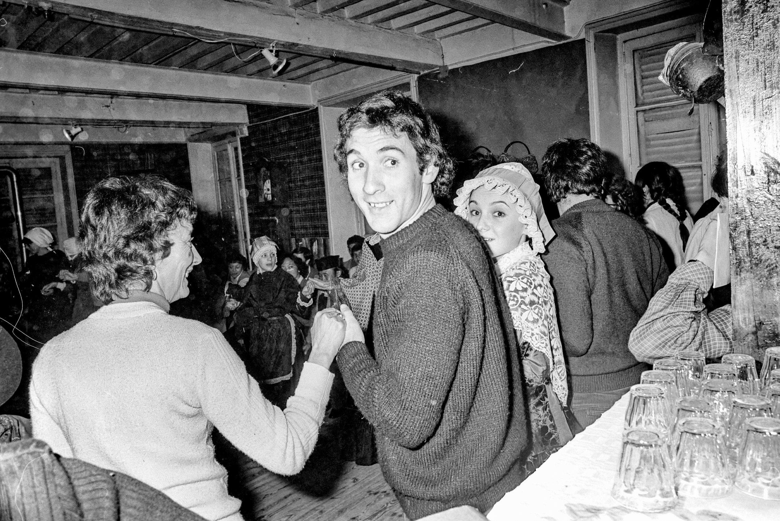 Chantou, accueil de la délégation de l'UNESCO, novembre 1979
