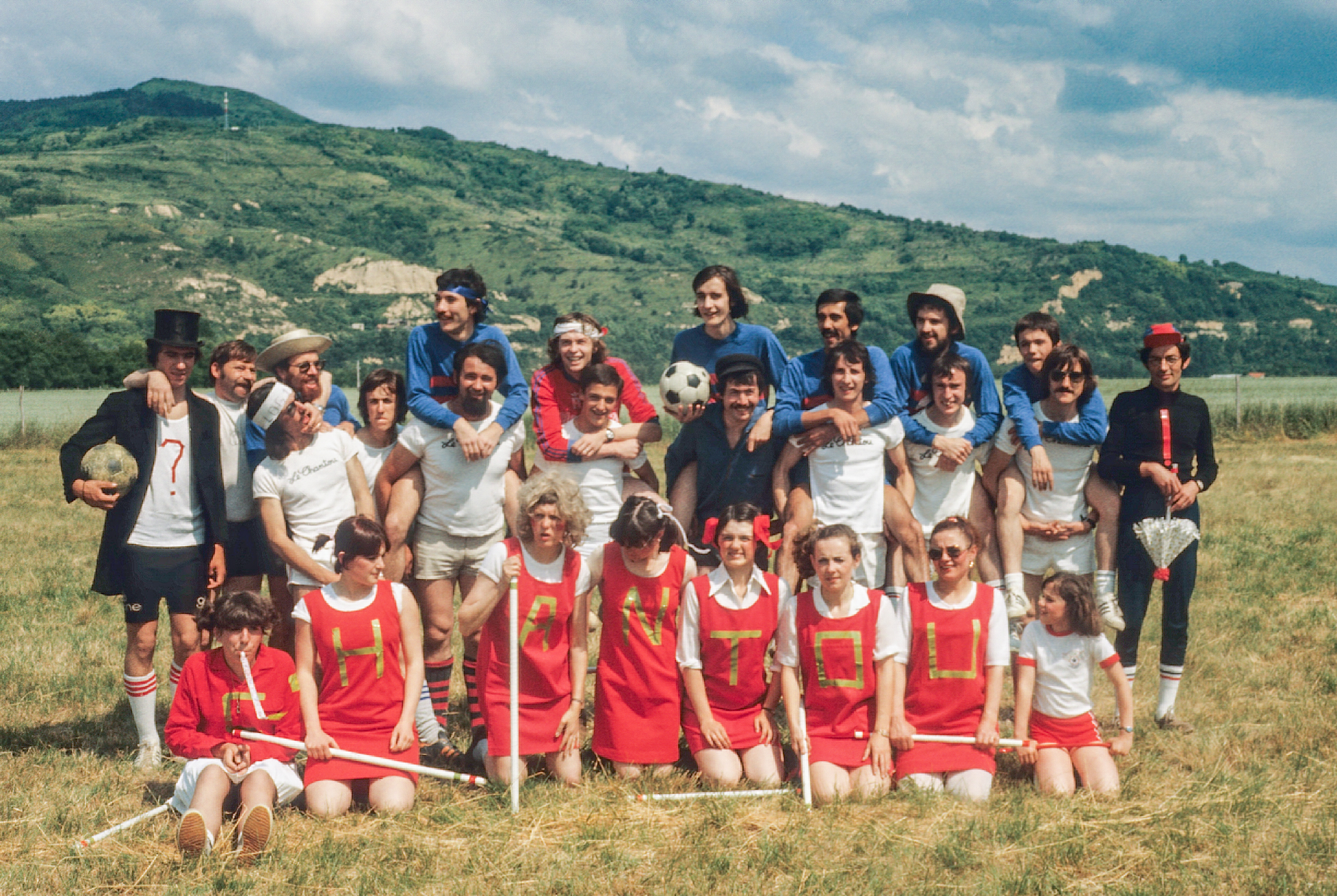 Match de foot, Le Chantou contre Cotopaxi-Brocéliande, juin 1978