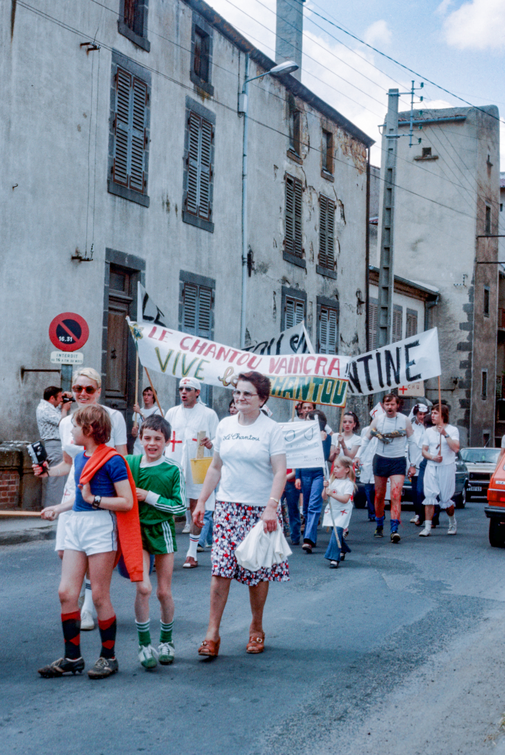 Match de foot, Le Chantou contre Cotopaxi-Brocéliande, juin 1978