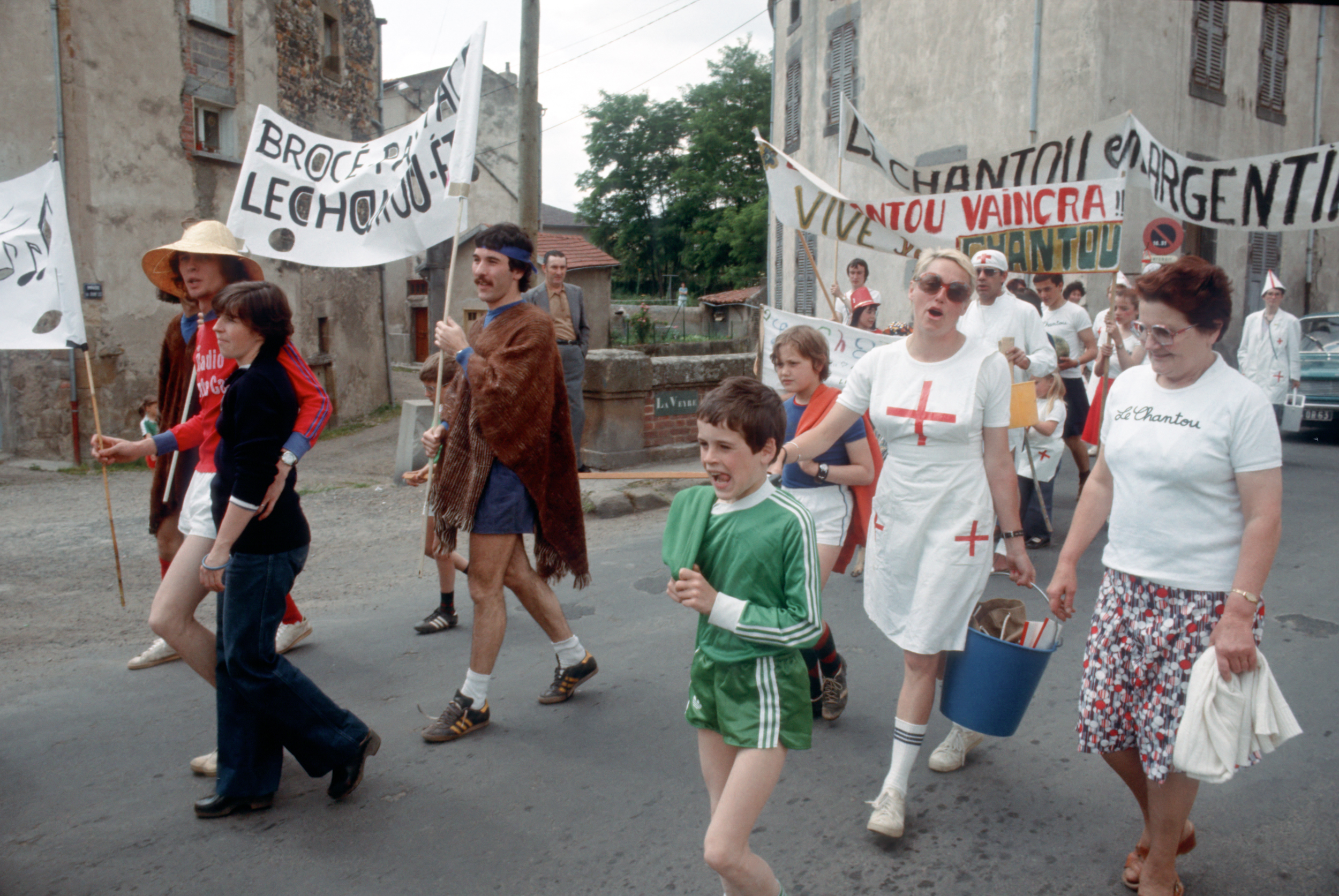Match de foot, Le Chantou contre Cotopaxi-Brocéliande, juin 1978