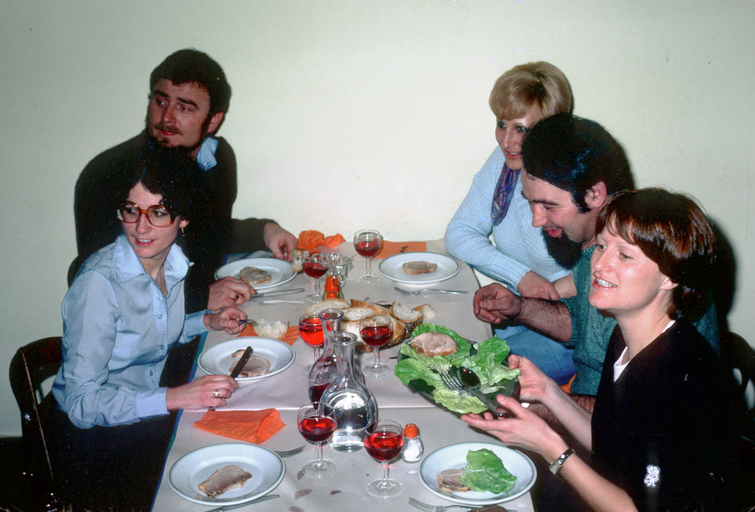 Week-end de travail du groupe chant à Parent, février 1979