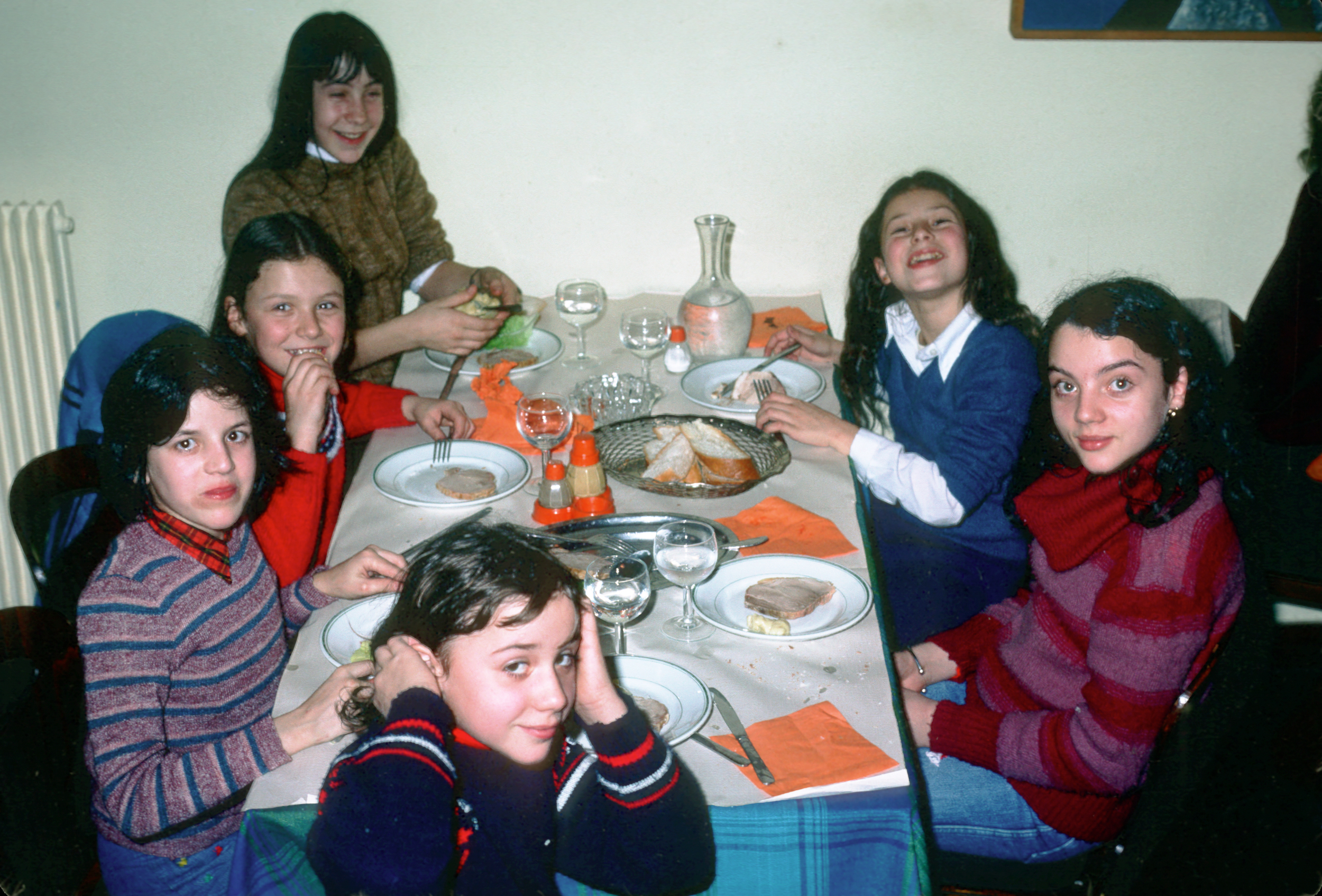 Week-end de travail du groupe chant à Parent, février 1979